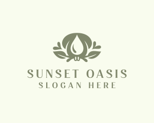 Wellness Essential Oil logo design