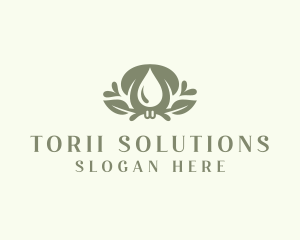 Wellness Essential Oil logo design