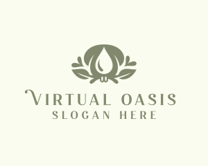 Wellness Essential Oil logo design