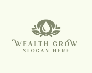 Wellness Essential Oil logo design