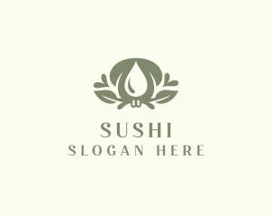 Wellness Essential Oil logo design