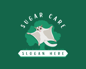 Sugar Glider Animal logo design