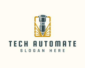 Automation - Laser Engraving Metalworks logo design