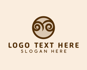 Studying - Swirl Owl Bird logo design