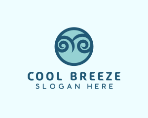 Swirl Air Breeze logo design