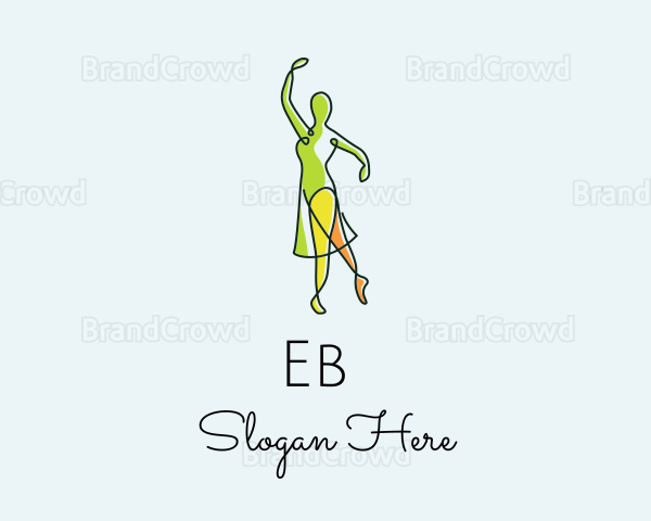 Multicolor Fashion Dancer Logo