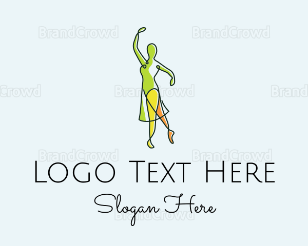 Multicolor Fashion Dancer Logo