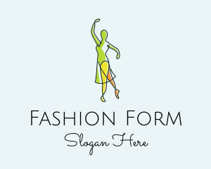 Multicolor Fashion Dancer  logo design