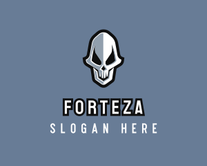 Scary Skull Avatar logo design