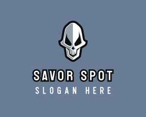 Scary Skull Avatar logo design