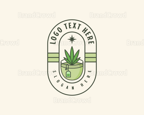 Herbal Weed Tea Logo
