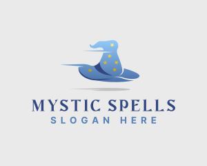 Sorcery - Fast Magic Wizard Hat logo design