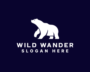 Polar Bear Animal logo design