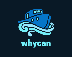 Seaman - Ocean Ferry Boat logo design