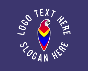 Macaw - Colorful Macaw Bird logo design