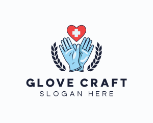 Gloves - Medical Gloves Equipment logo design
