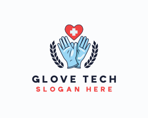 Medical Gloves Equipment logo design