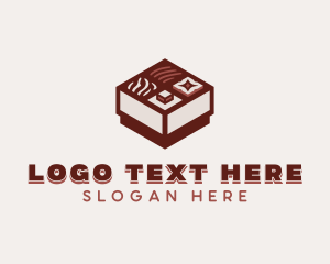 Nougat - Chocolate Snack Box logo design