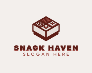 Chocolate Snack Box logo design