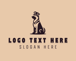 Pet - Canine Police Dog logo design