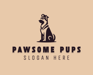 Canine Police Dog logo design