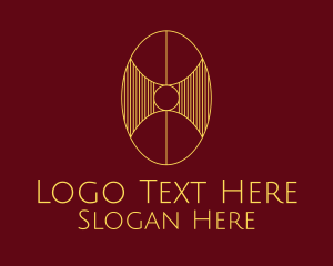 Company - Abstract Oval Company logo design