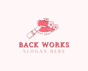 Lipstick Cosmetic Makeup Logo