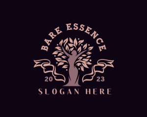 Beauty Wellness Goddess Tree logo design