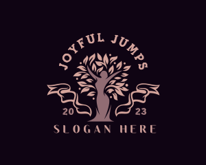 Beauty Wellness Goddess Tree logo design