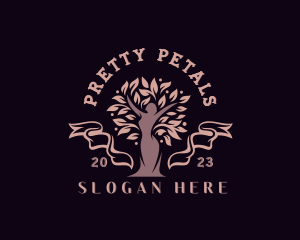 Beauty Wellness Goddess Tree logo design