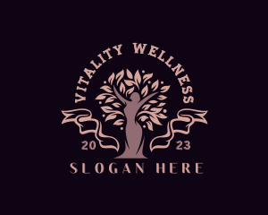 Beauty Wellness Goddess Tree logo design