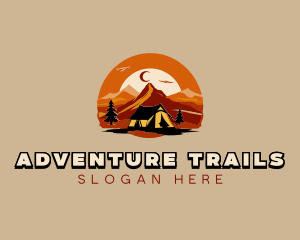 Mountain Adventure Camping logo design