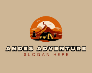 Mountain Adventure Camping logo design