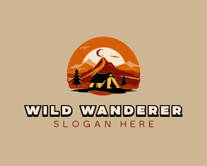 Mountain Adventure Camping logo design