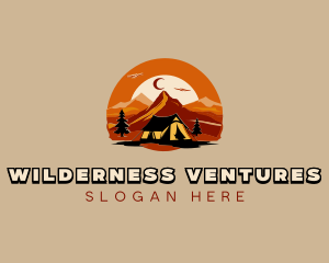 Mountain Adventure Camping logo design