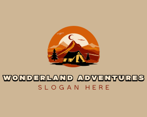 Mountain Adventure Camping logo design