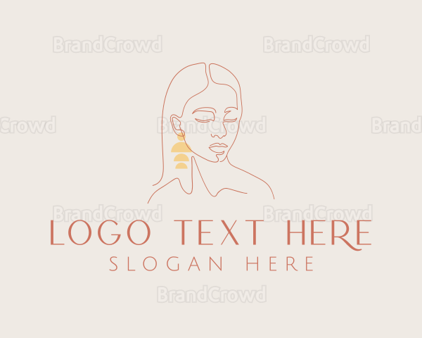 Elegant Feminine Earring Logo