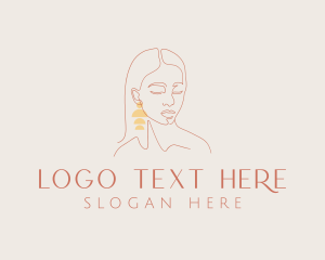 Elegant Feminine Earring Logo