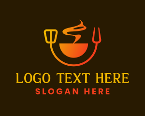 Smoke - Hot Smoke Kitchen logo design