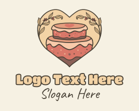 Foliage - Love Cake logo design