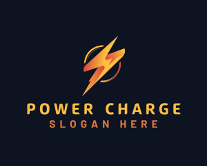 Lightning Power Electricity logo design