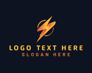 Voltage - Lightning Power Electricity logo design