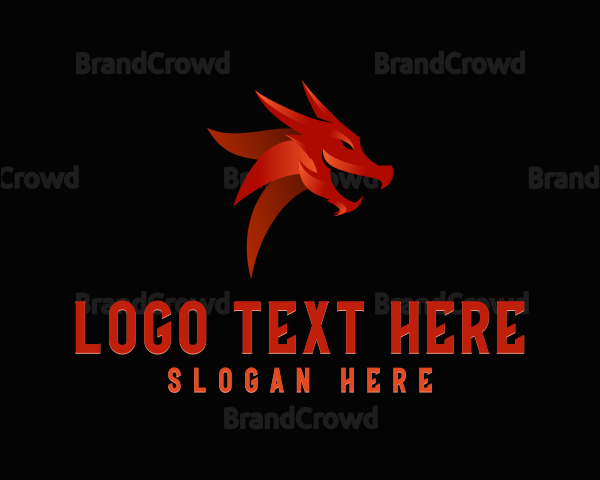 Dragon Monster Avatar Logo