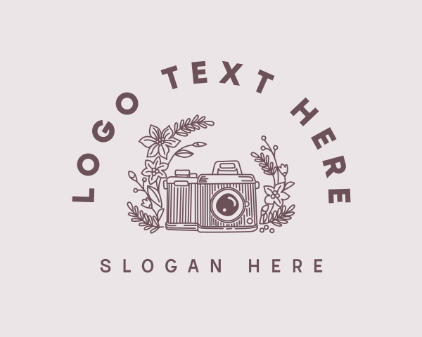 Videography - Retro Nostalgic Camera logo design