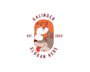 Animal - Kitten Puppy Veterinarian logo design