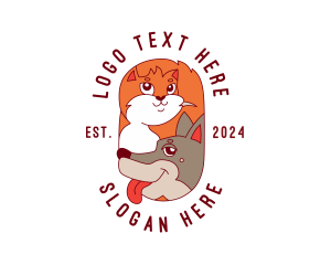 Veterinarian - Kitten Puppy Veterinarian logo design
