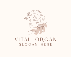 Organic Woman Cosmetics logo design