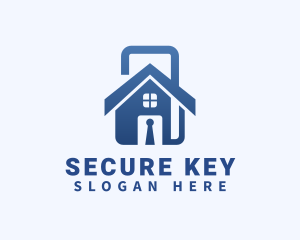 Password - House Padlock Realty logo design