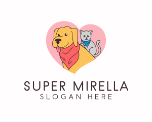 Cute Animal Pet Logo