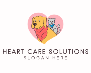 Cute Animal Pet logo design